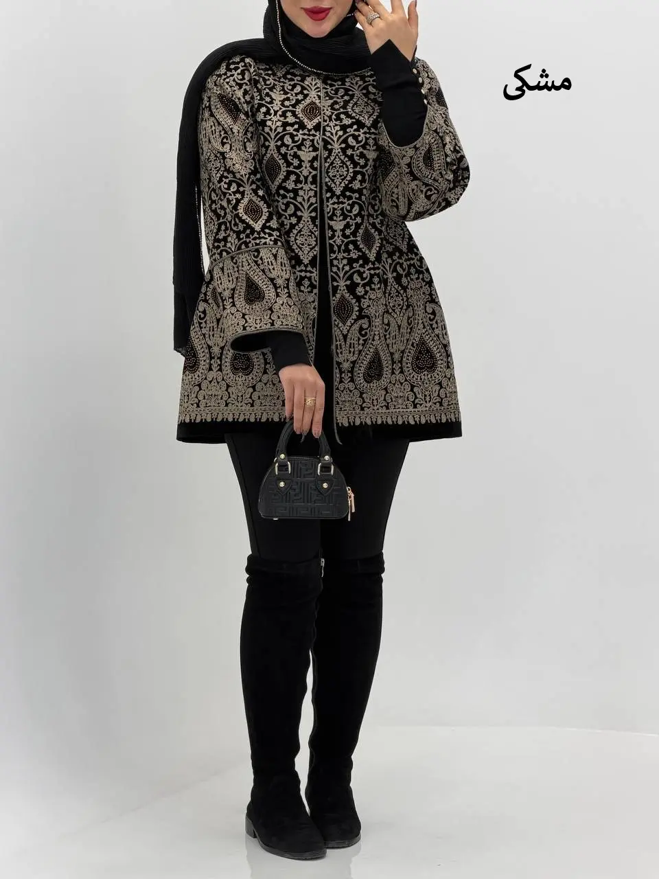 3842-کت سوزن دوزی ماه دخت